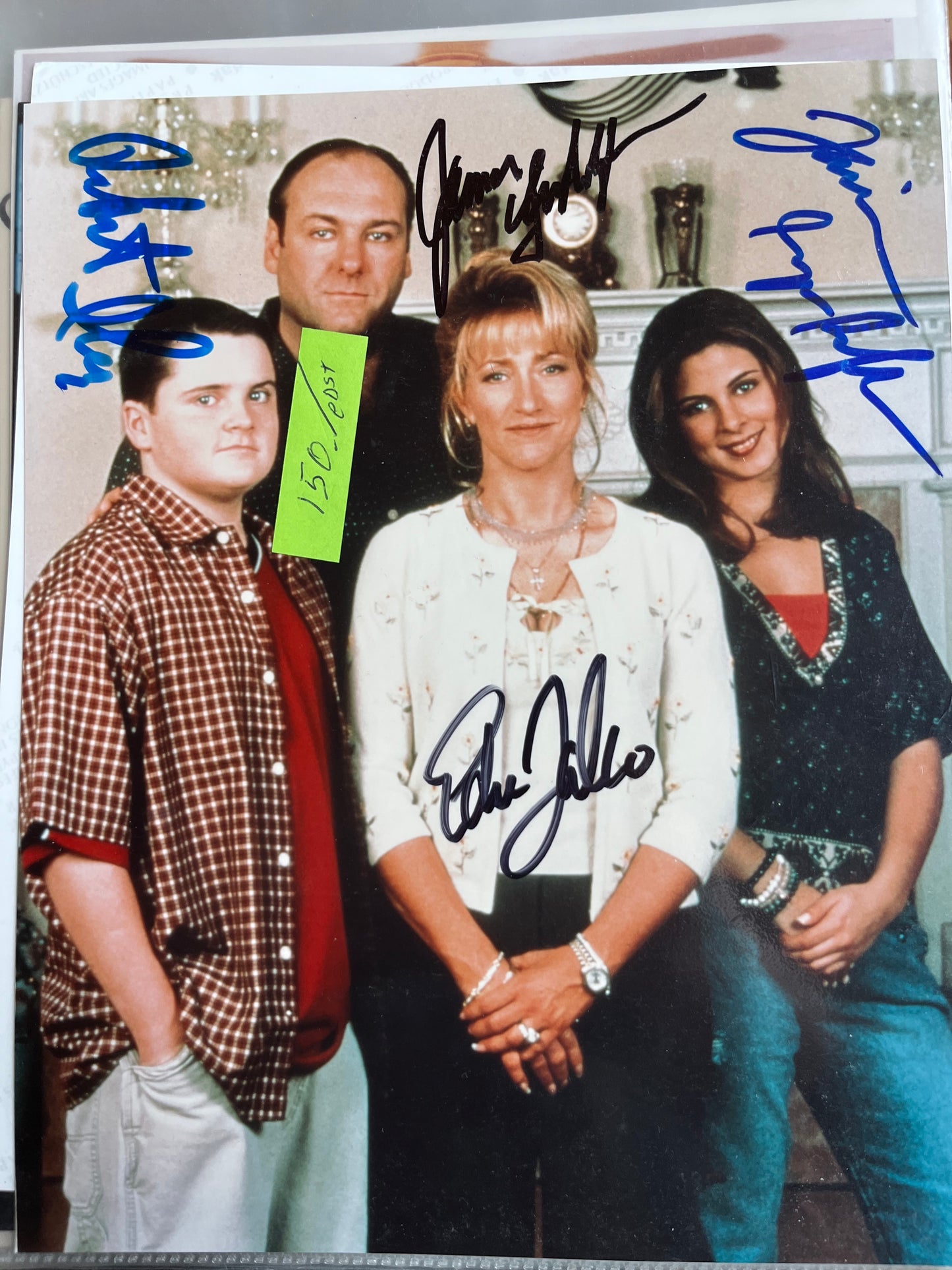 THE SOPRANOS, TV cast photo autographs