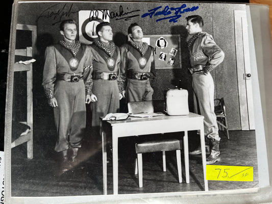 TOM CORBETT, SPACE CADET, TV cast photos, autographs