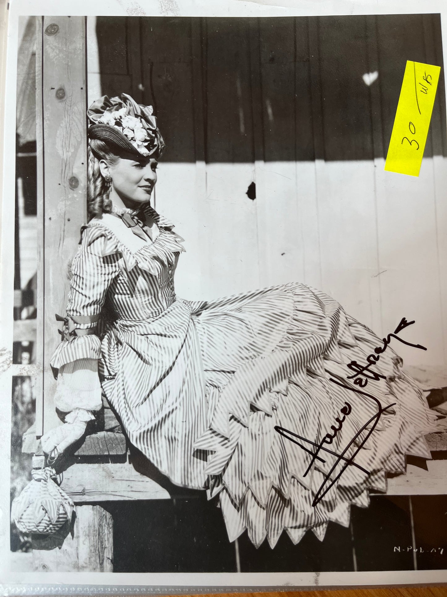 ANNE JEFFREYS, autograph