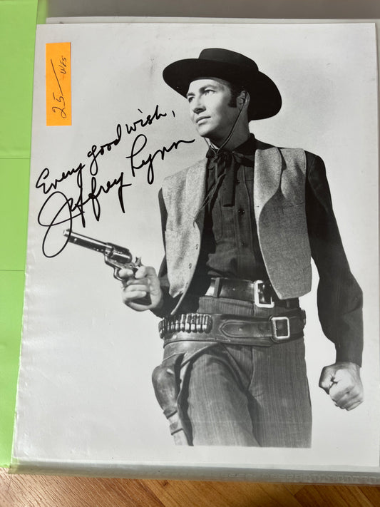 JEFFREY LYNN, autograph