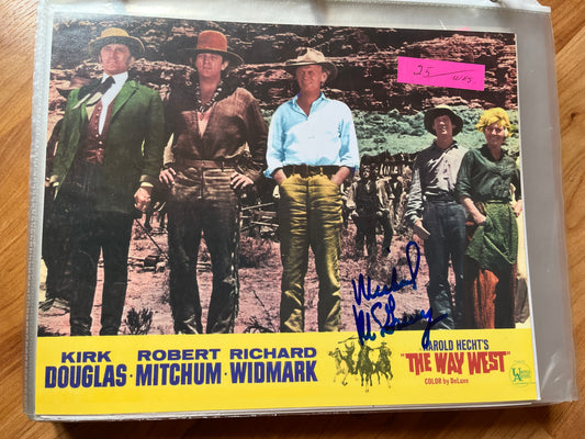 MICHAEL McGREAVEY, autograph
