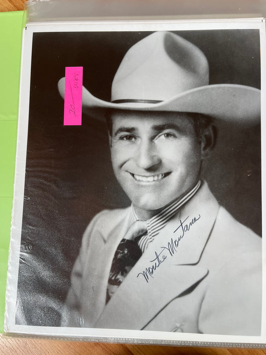 MONTIE MONTANA, autograph