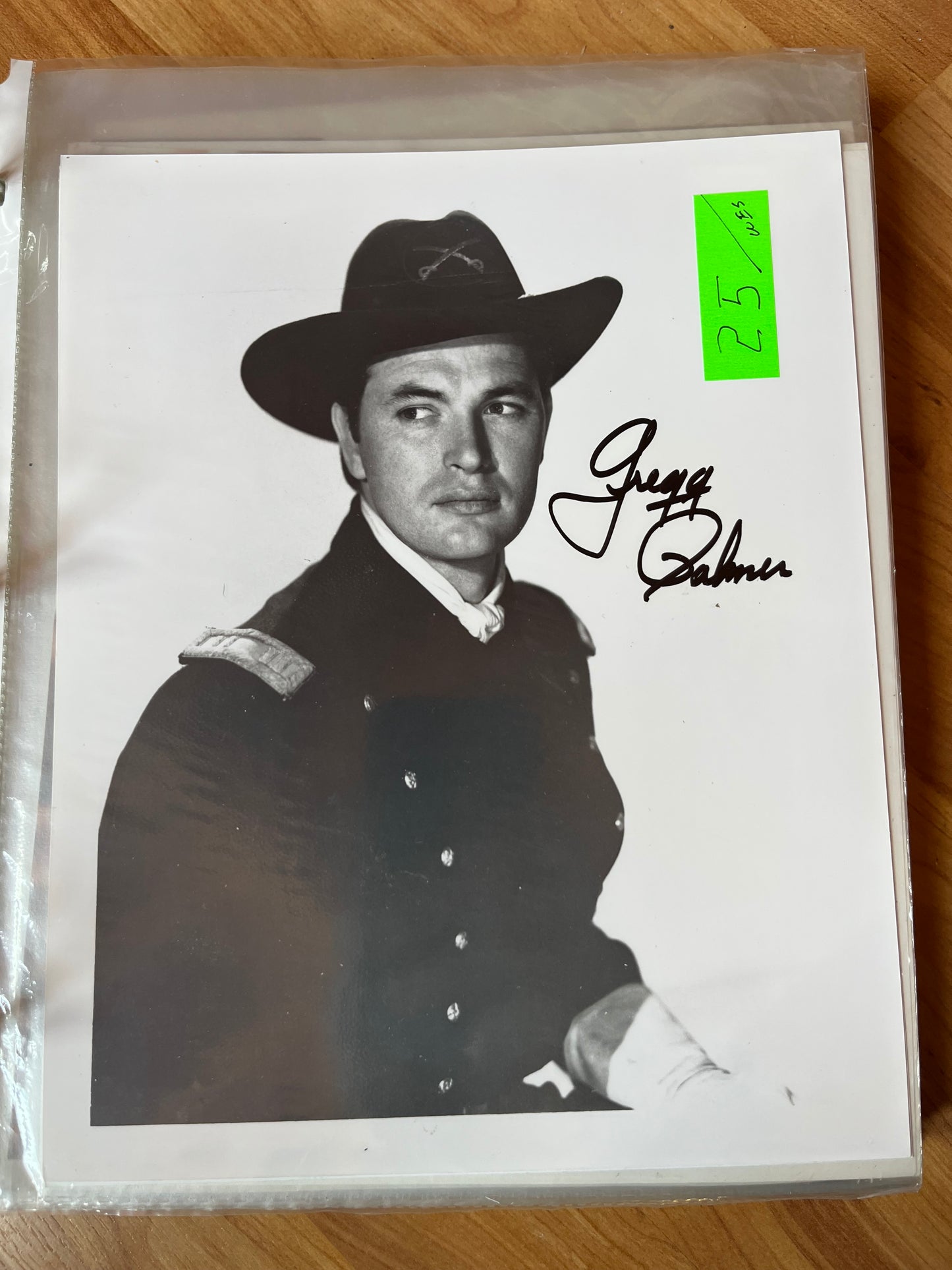 GREGG PALMER, autograph