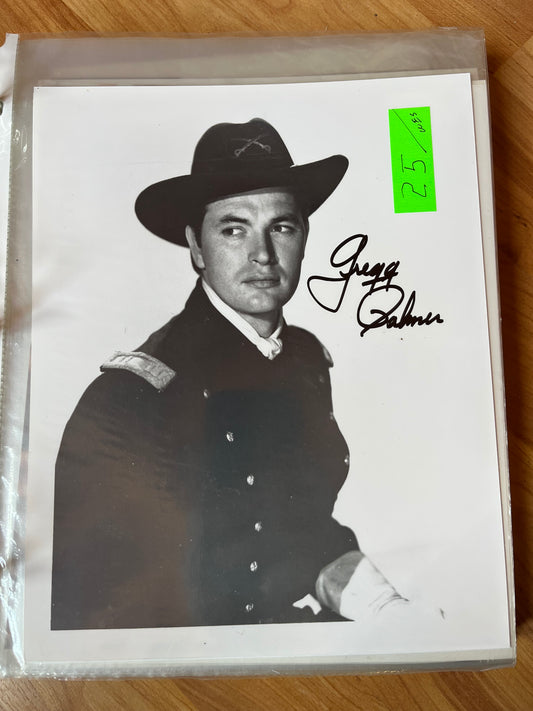 GREGG PALMER, autograph