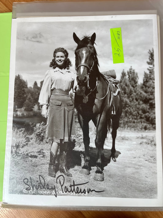 SHIRLEY PATTERSON, autograph