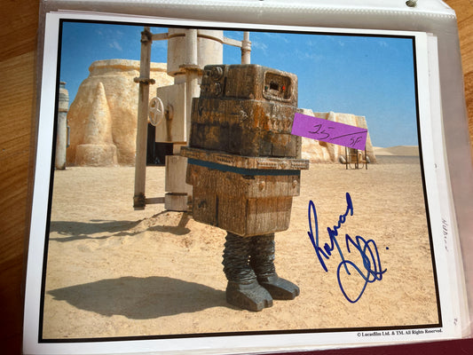 RAYMOND LEE, autograph