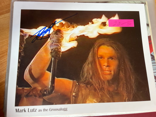 MARK LUTZ, autograph