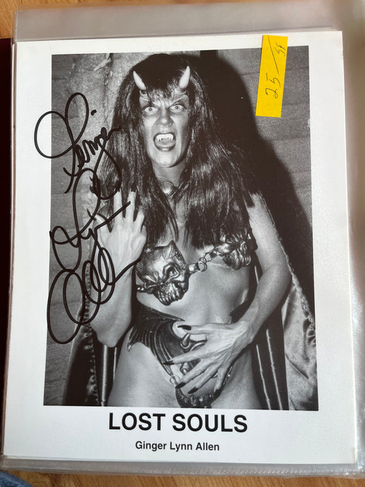 GINGER LYNN ALLEN, Lost Souls, autograph