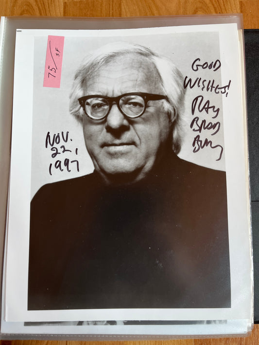 RAY BRADBURY, autograph