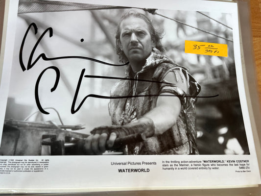 KEVIN COSTNER, Waterworld, autograph