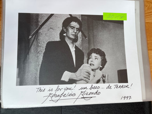 EVANGELINA ELIZONDO, autograph