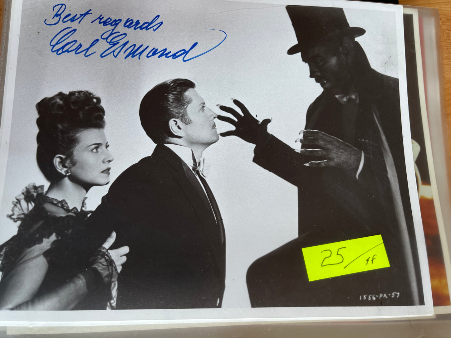 CARL ESMOND, Batman of Paris, autograph