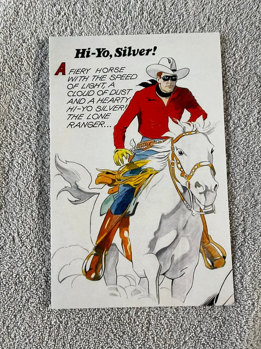 Fred Foy LONE RANGER Christmas Card
