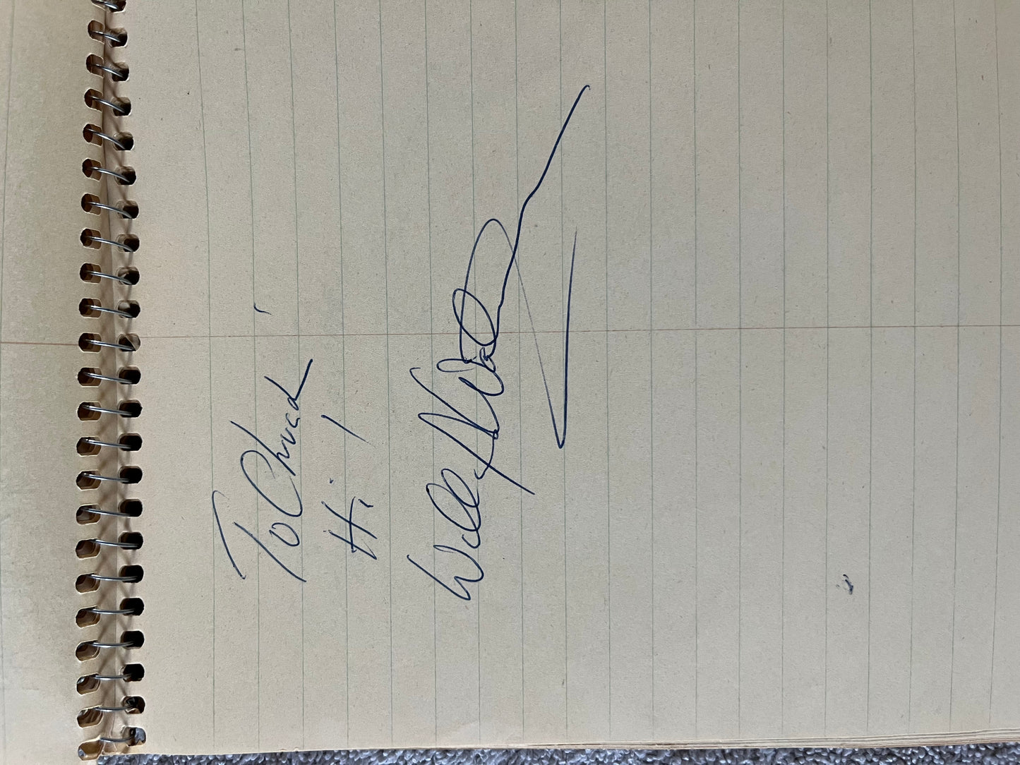 WILLARD WATERMAN from THE GREAT GILDERSLEEVE (Autograph)