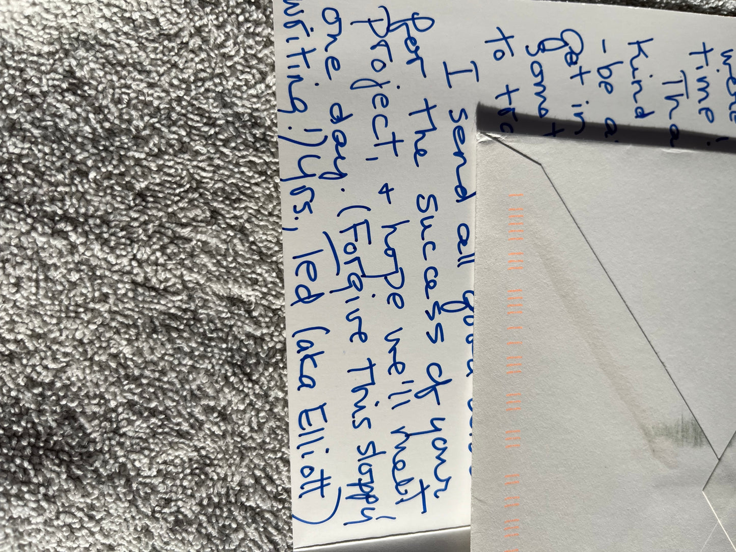 Elliott Reid, radio and television and movie actor (autograph)