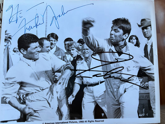 FRANKIE AVALON and FABIAN, two autographs