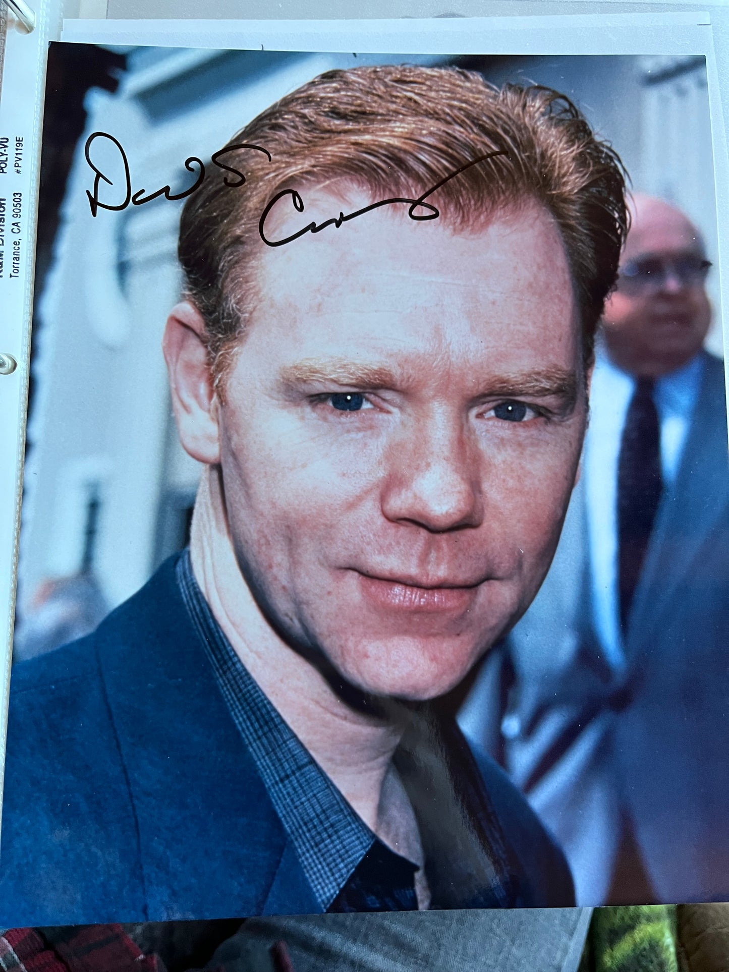 DAVID CARUSO, NYPB Blue, CSI Miami, autograph