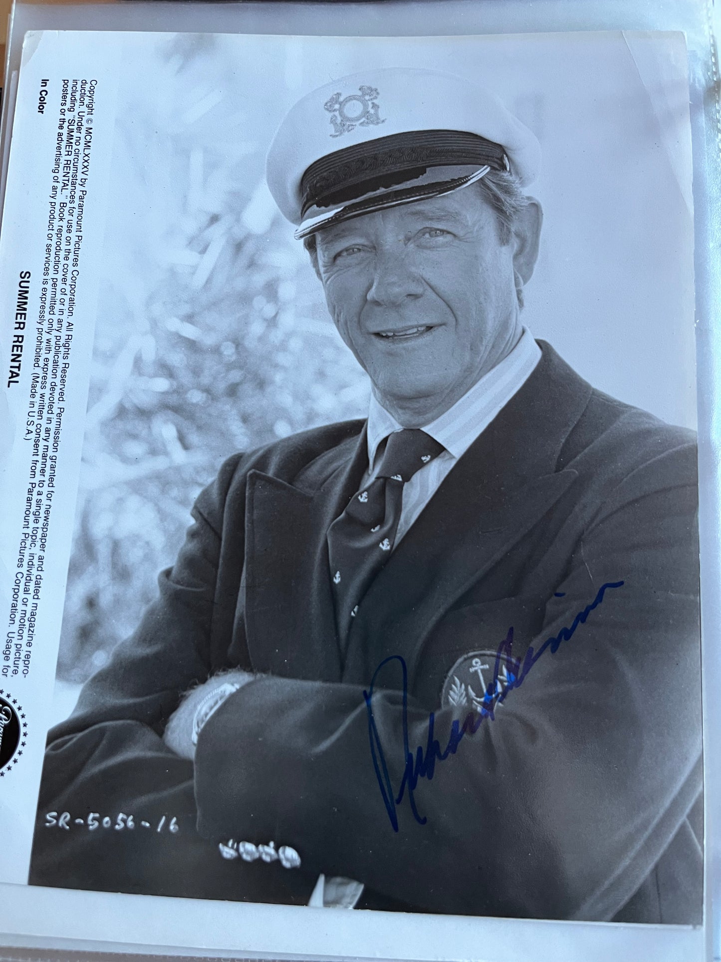 RICHARD CRENNA, Our Miss Brooks, autograph