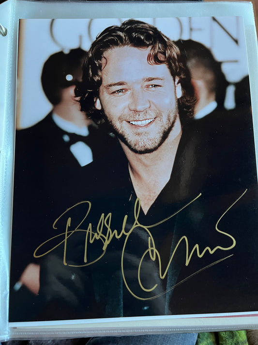 RUSSELL CROWE, Gladiator, autograph