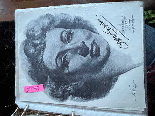 GREER GARSON, autograph