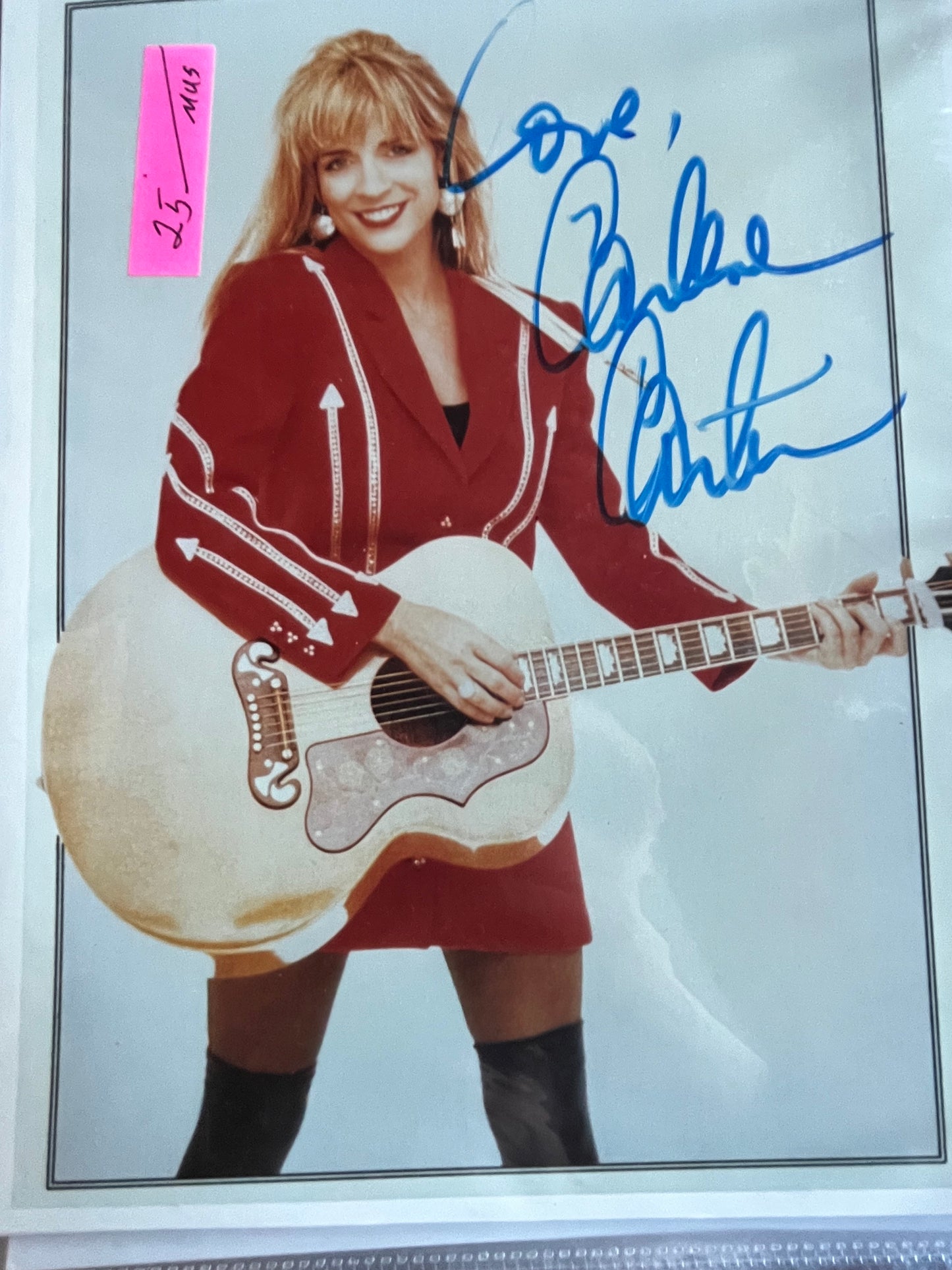 CARLENE CARTER, singer, autograph