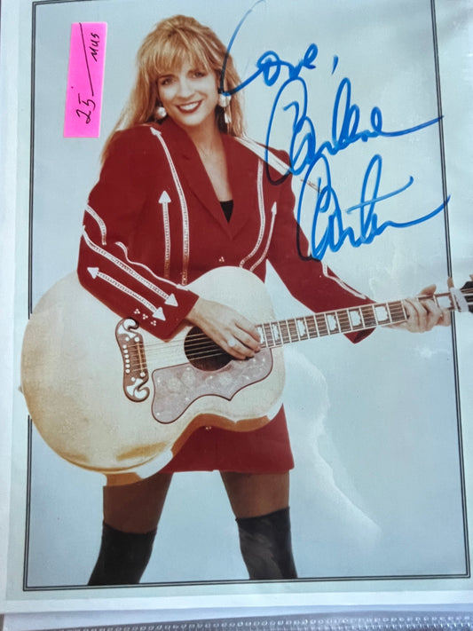 CARLENE CARTER, singer, autograph