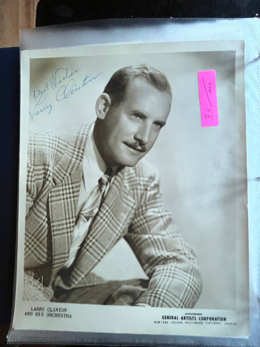 LARRY CLINTON, autograph