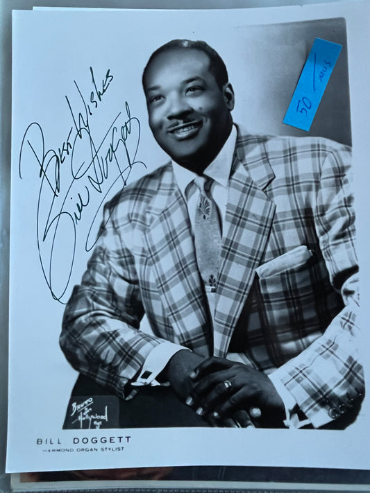 BILL DOGGETT, singer, autograph