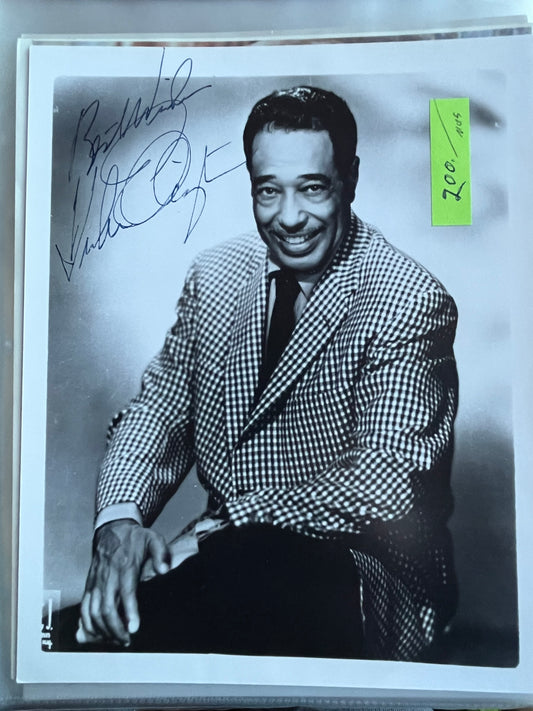 DUKE ELLINGTON, autograph
