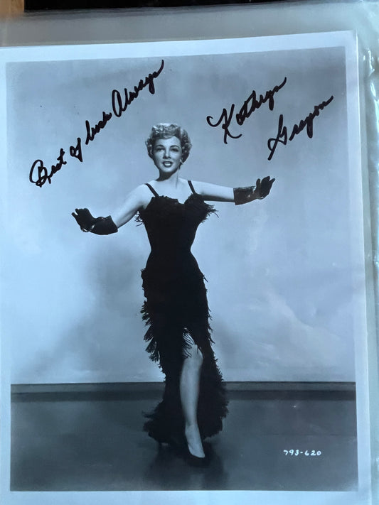 KATHRYN GRAYSON, singer, actress, autograph