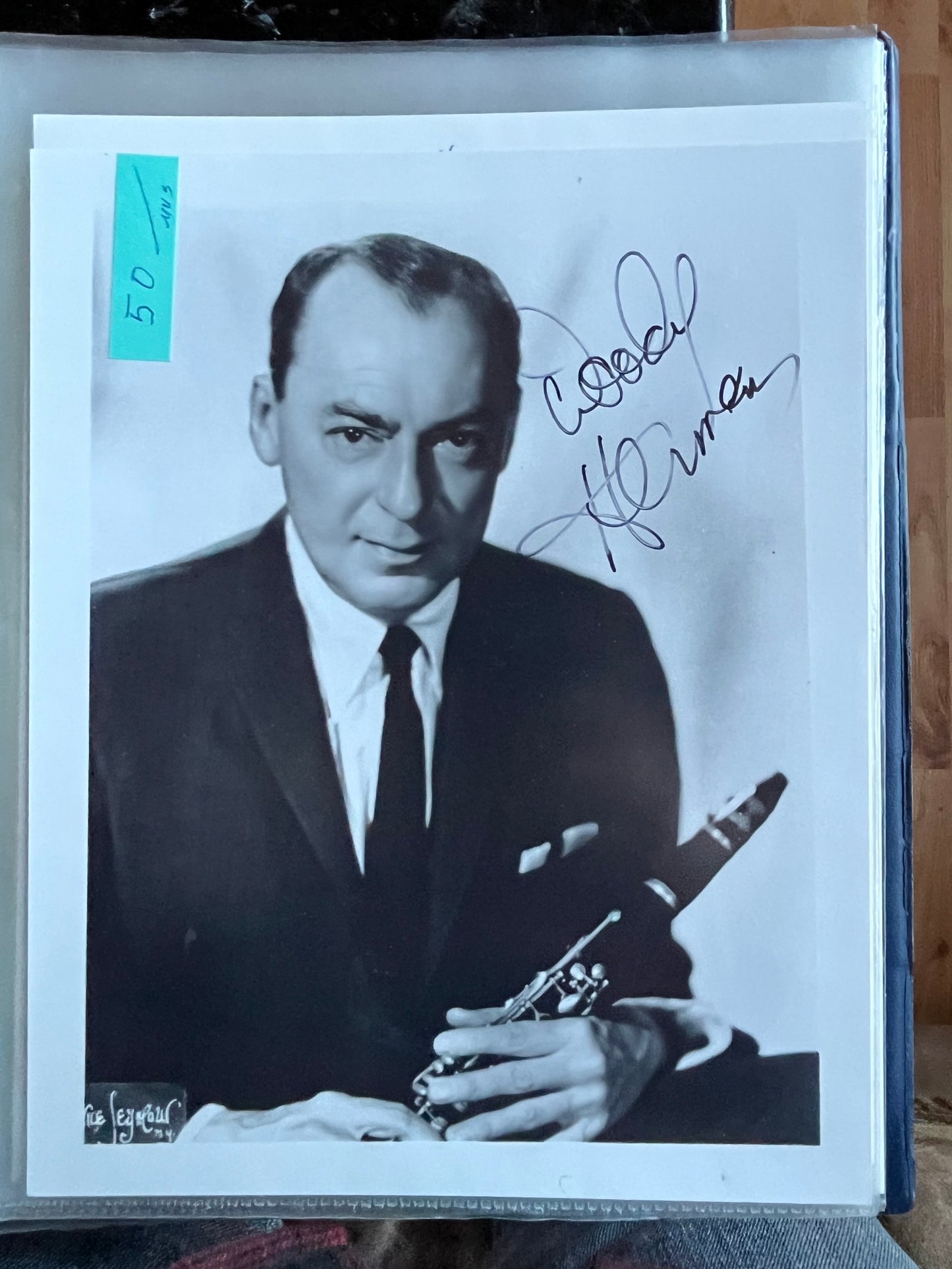 WOODY HERMAN, autograph
