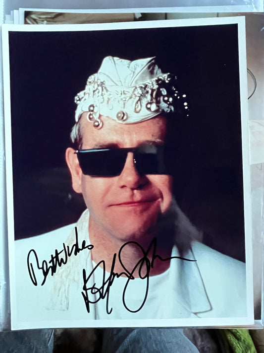 ELTON JOHN, autograph