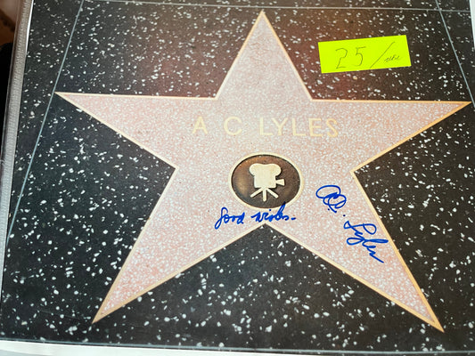 A.C. LYLES, autograph