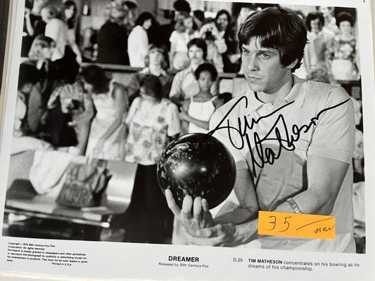 TIM MATHESON, Animal House. Jonny Quest, autograph