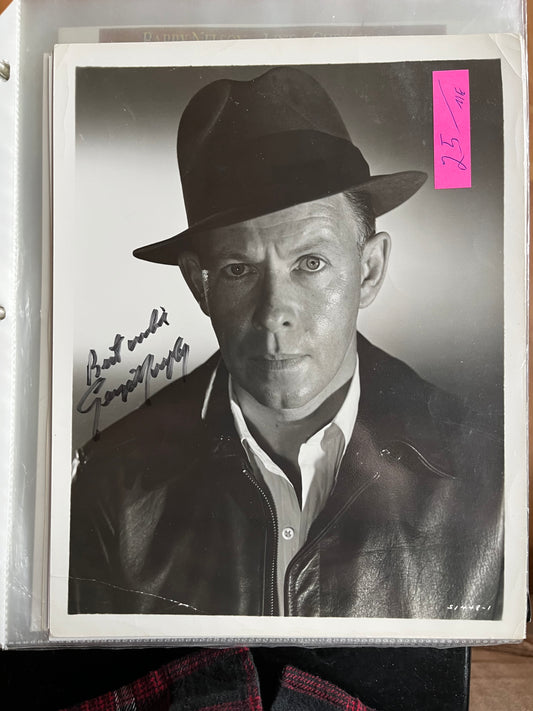 GEORGE MURPHY, autograph