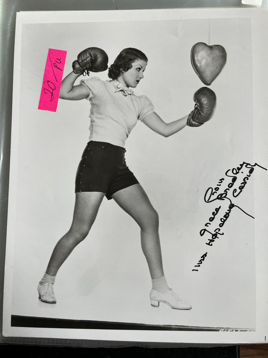 GRACE BRADLEY, actress, autograph