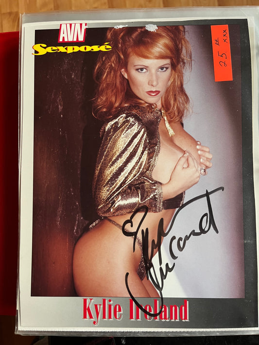 KYLIE IRELAND, autograph