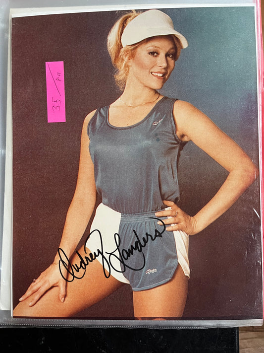 AUDREY LANDERS, autograph