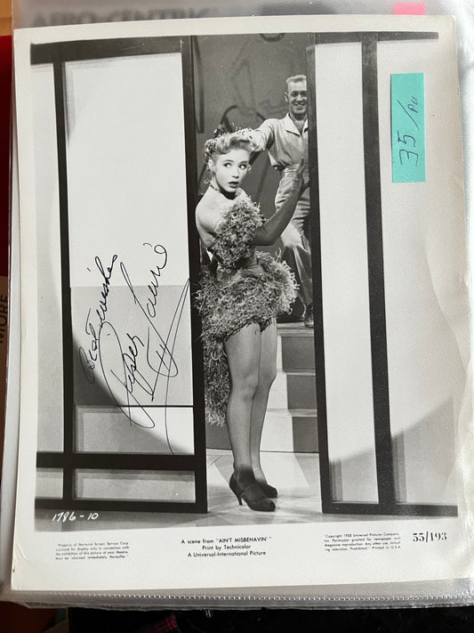 PIPER LAURIE, autograph