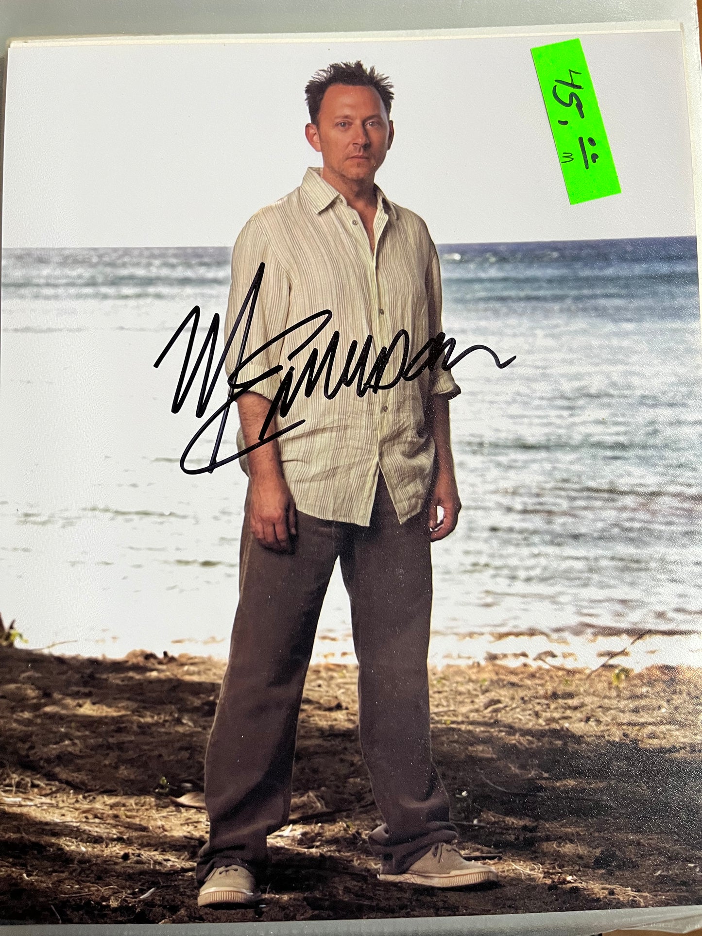 MICHAEL EMERSON, from LOST, autograph