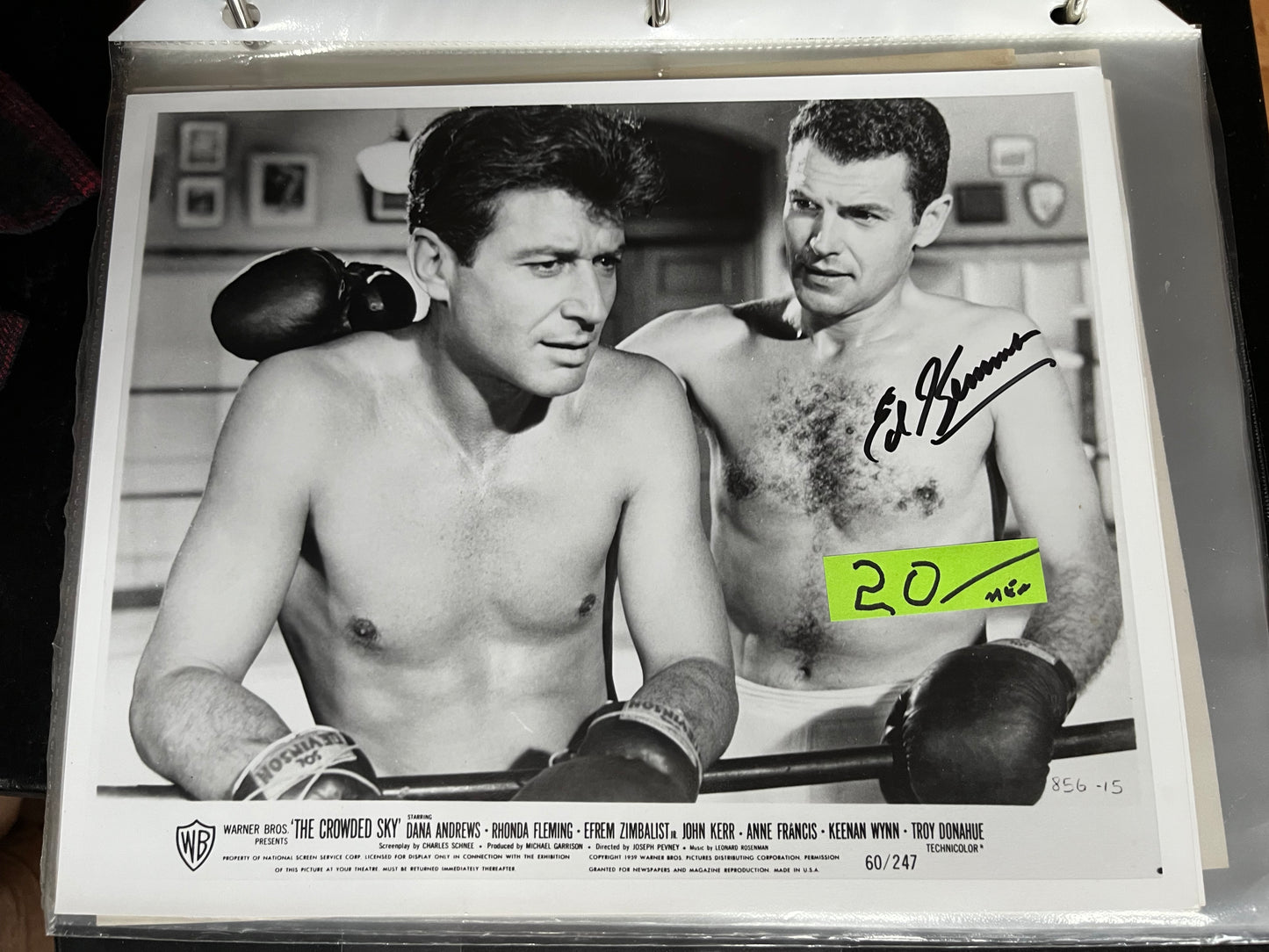 Ed Kemmer, Space Patrol, autograph