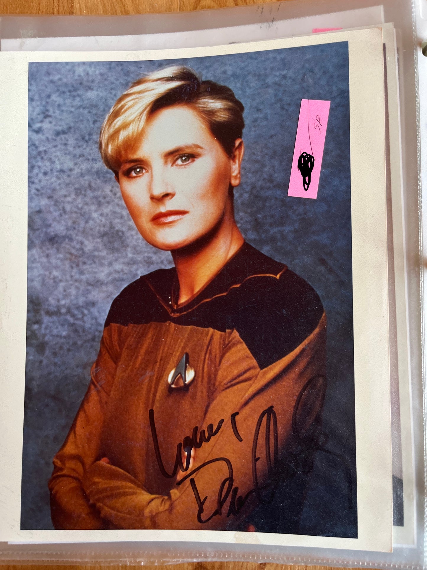 DENISE CROSBY, Star Trek The Next Generation, autograph