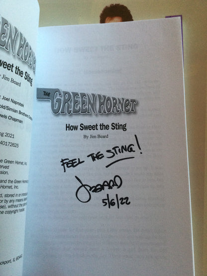 THE GREEN HORNET book, Jim Beard, autograph