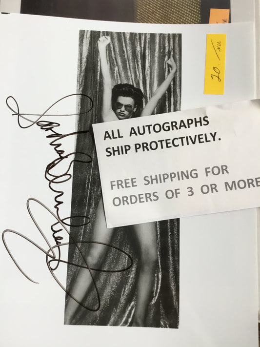 SANDRA BERNHARD, autograph