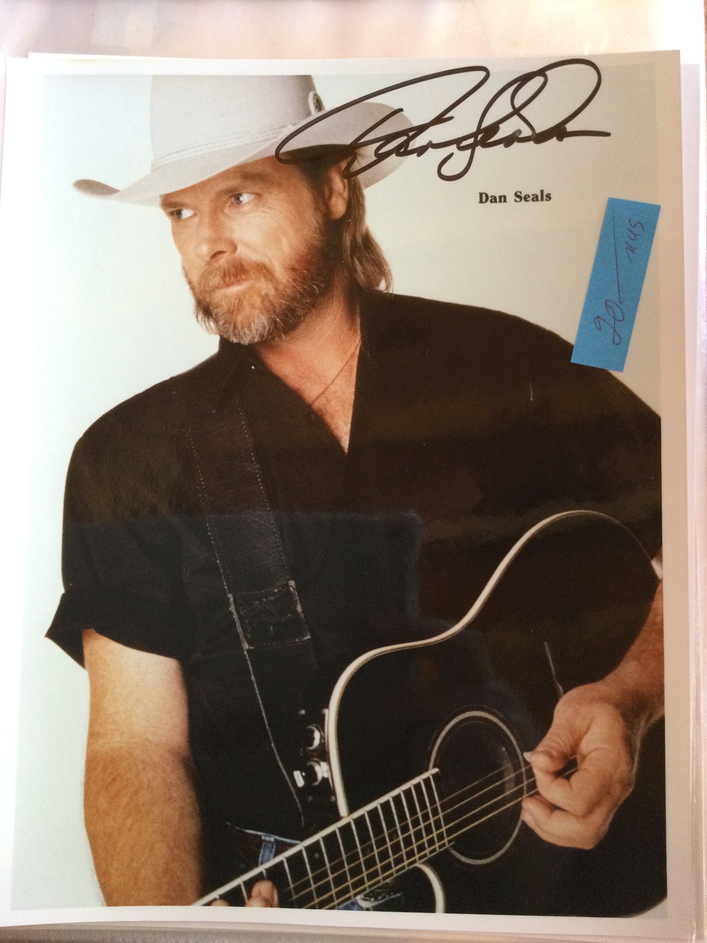 DAN SEALS, country singer, autograph