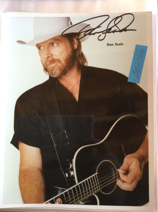 DAN SEALS, country singer, autograph