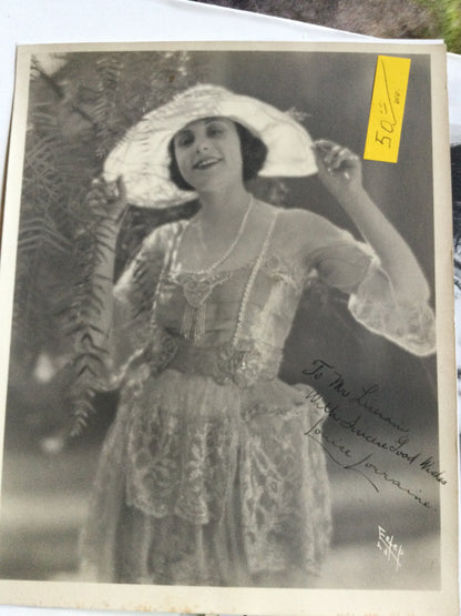 LOUISE LORRAINE, autograph