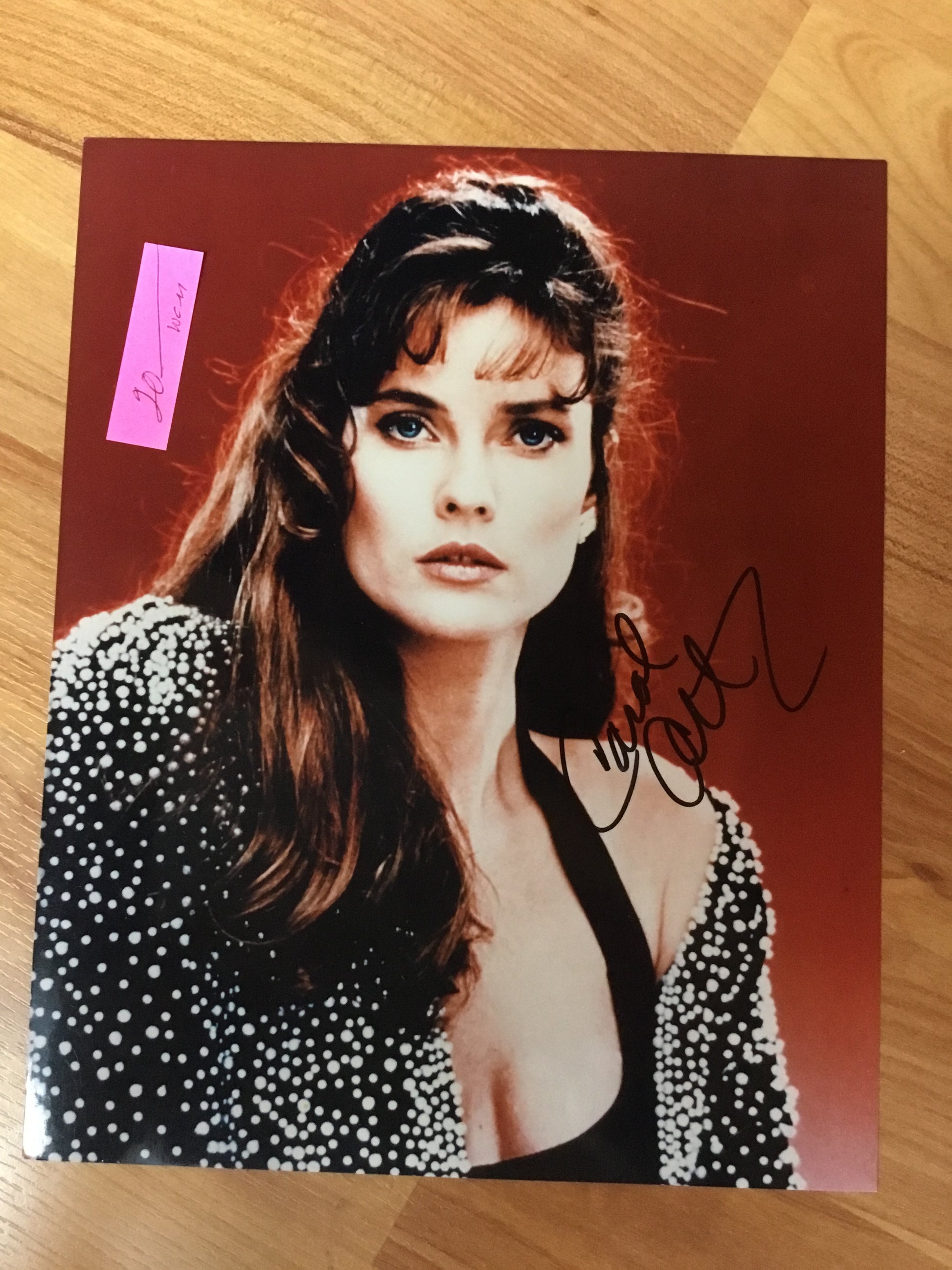 Carol Alt Autograph Williamsburg Nostalgia Fest Carol alt autograph williamsburg nostalgia fest