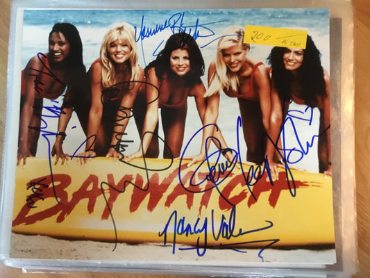 BAYWATCH babes, five autographs