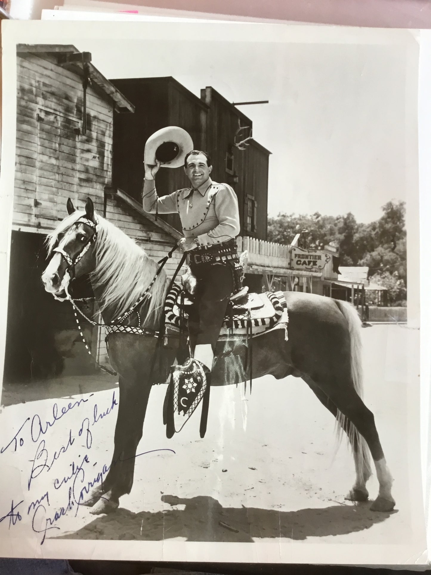 Ray “Crash” Corrigan, autograph